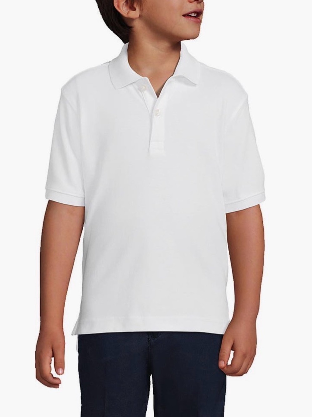 Lands' End
Kids Short Sleeve Cotton Polo Shirt White L
